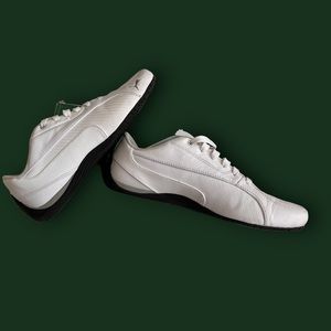Puma White, Drift Cat 5 Carbon, Men's Shoes, Size 9 (Like New)